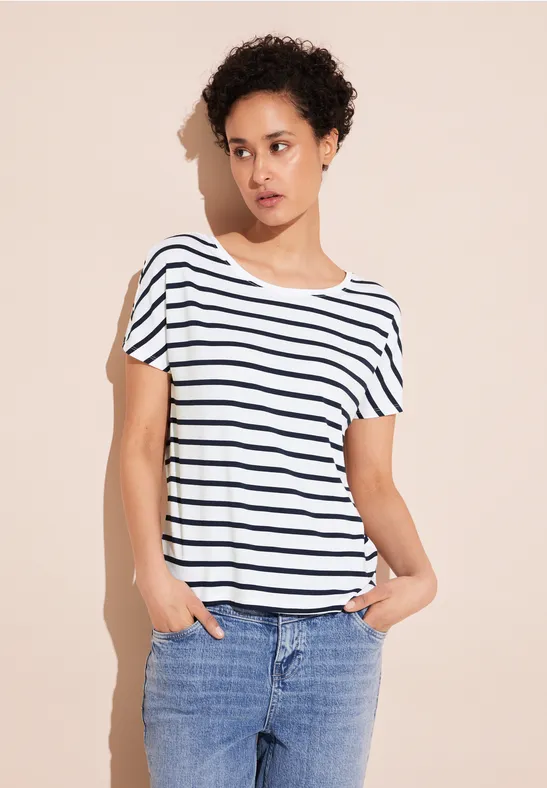 Street One Gestreiftes T-Shirt  - Style CRISTA