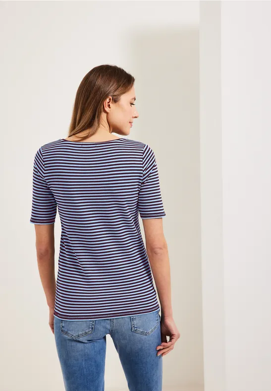 T-Shirt mit Streifenmuster