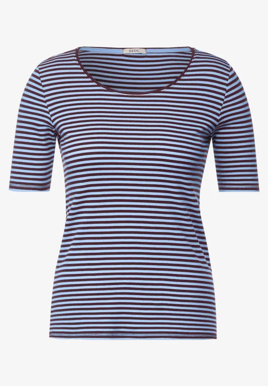 T-Shirt mit Streifenmuster
