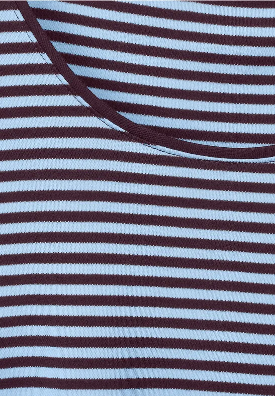 T-Shirt mit Streifenmuster
